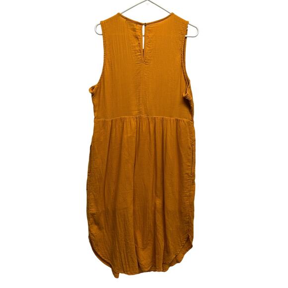 prAna Seakissed Smocked Midi Dress in Deep Solstice Size XL - Picture 8 of 10